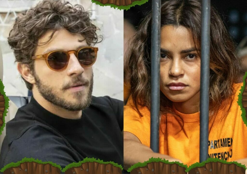 Ari (Chay Suede) e Brisa (Lucy Alves) em Travessia