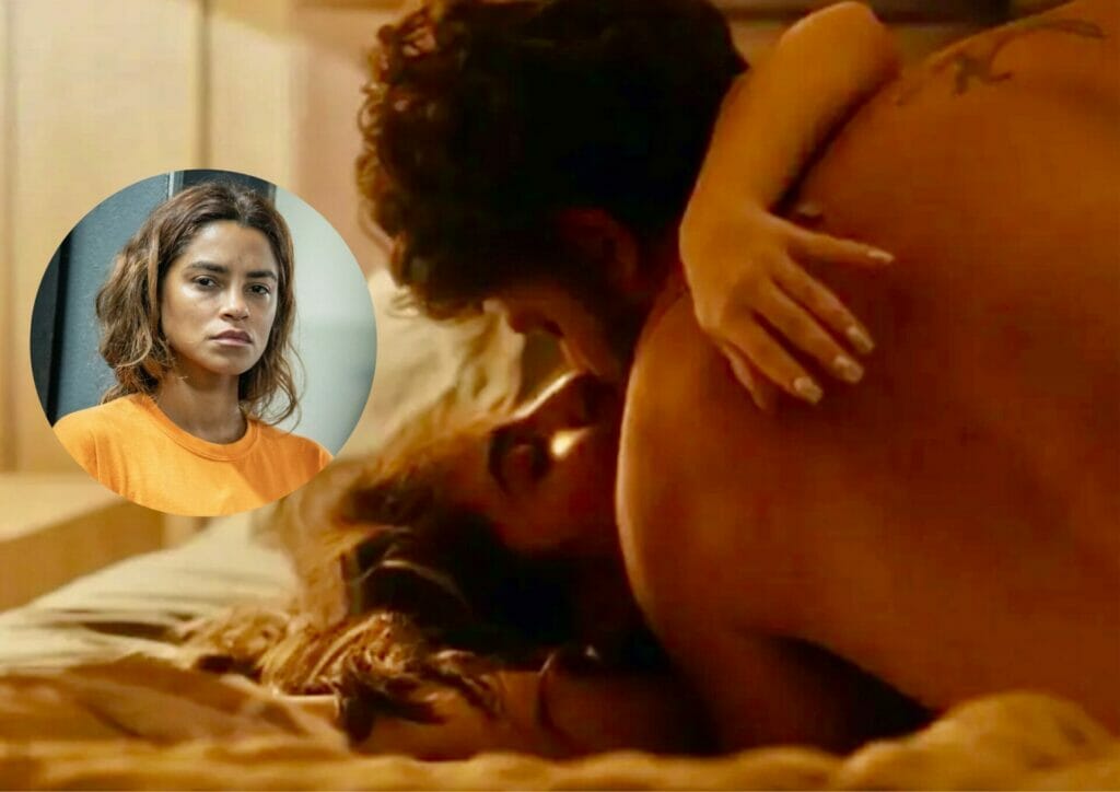 Brisa (Lucy Alves), Ari (Chay Suede) e Chiara (Jade Picon) em Travessia