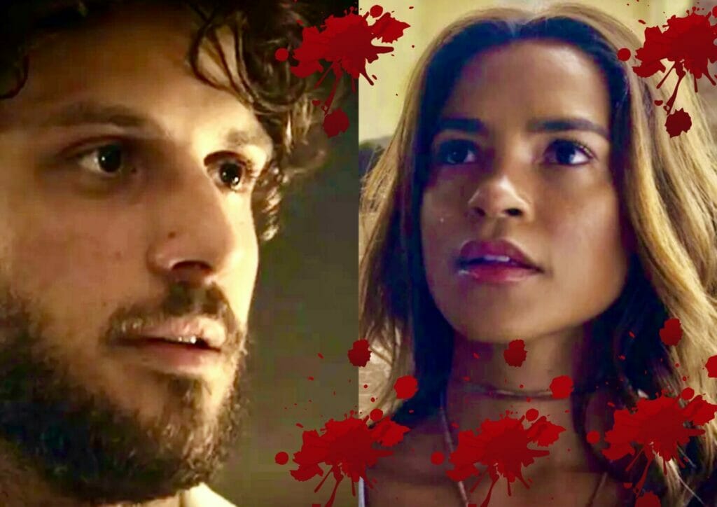 Ari (Chay Suede) e Brisa (Lucy Pereira) em Travessia