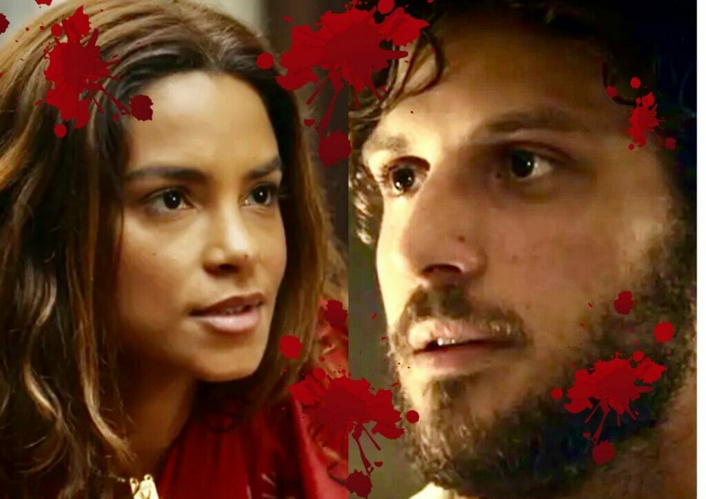 Brisa (Lucy Alves) e Ari (Chay Suede) em Travessia