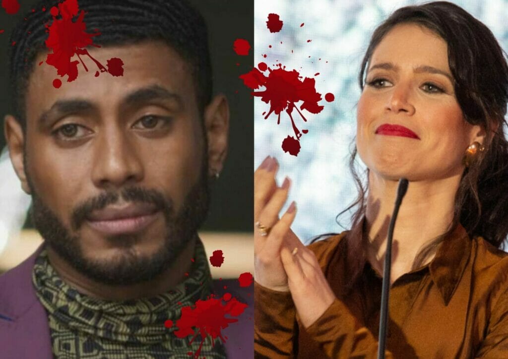 Leonardo (&Iacute;caro Silva) e Regina (Mel Lisboa)