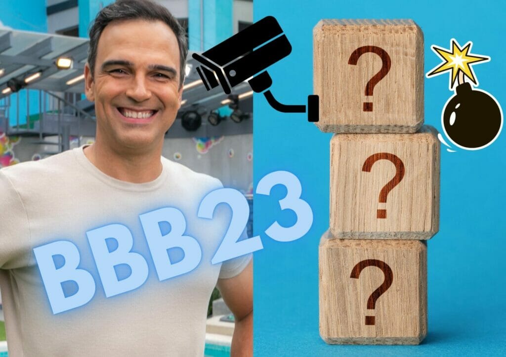 Tadeu Schmidt nos bastidores do BBB