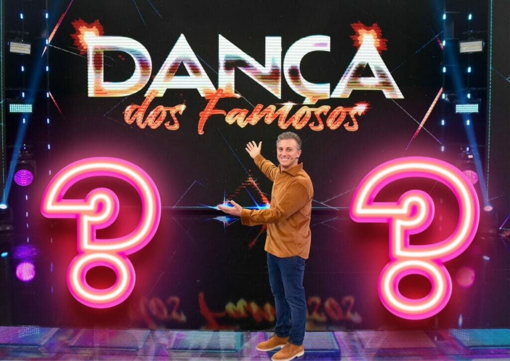 Luciano Huck no palco do 'Domingão'
