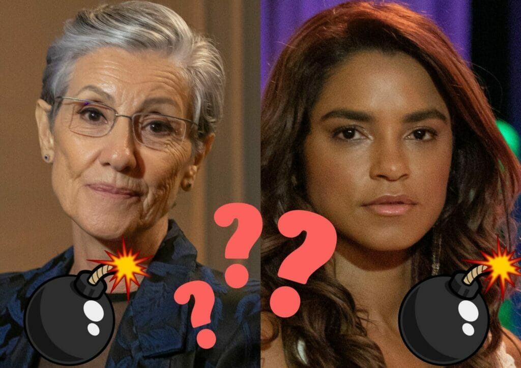 Cidália (Cássia Kis) e Brisa (Lucy Alves) em Travessia