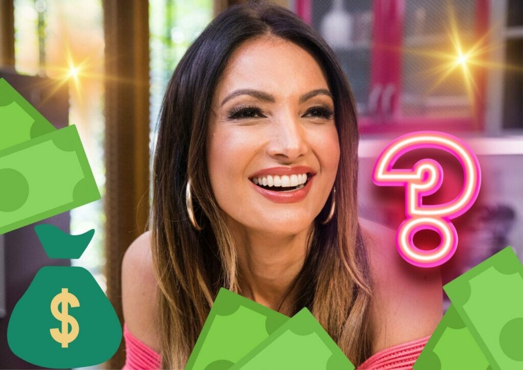 Patrícia Poeta nos bastidores da TV Globo