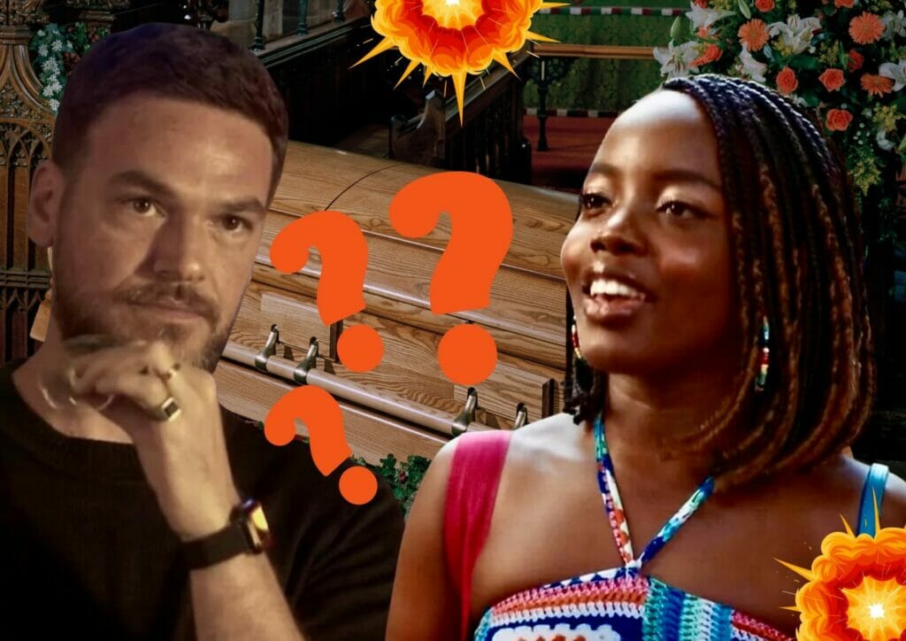 Theo (Em&iacute;lio Dantas) e Kate (Clara Moneke) de Vai na F&eacute;