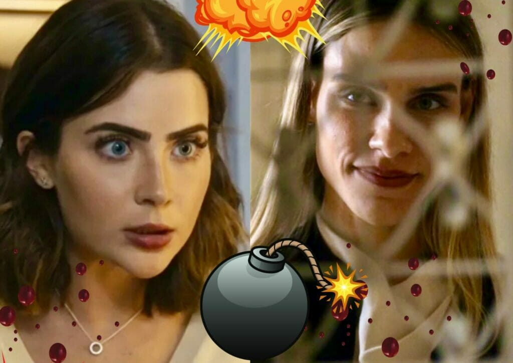 Sara (Isabelle Nassar) e Chiara (Jade Picon) em Travessia