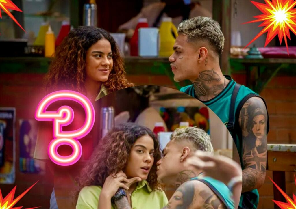 Jenifer (Bella Campos) e Hugo (MC Cabelinho) em Vai na Fé