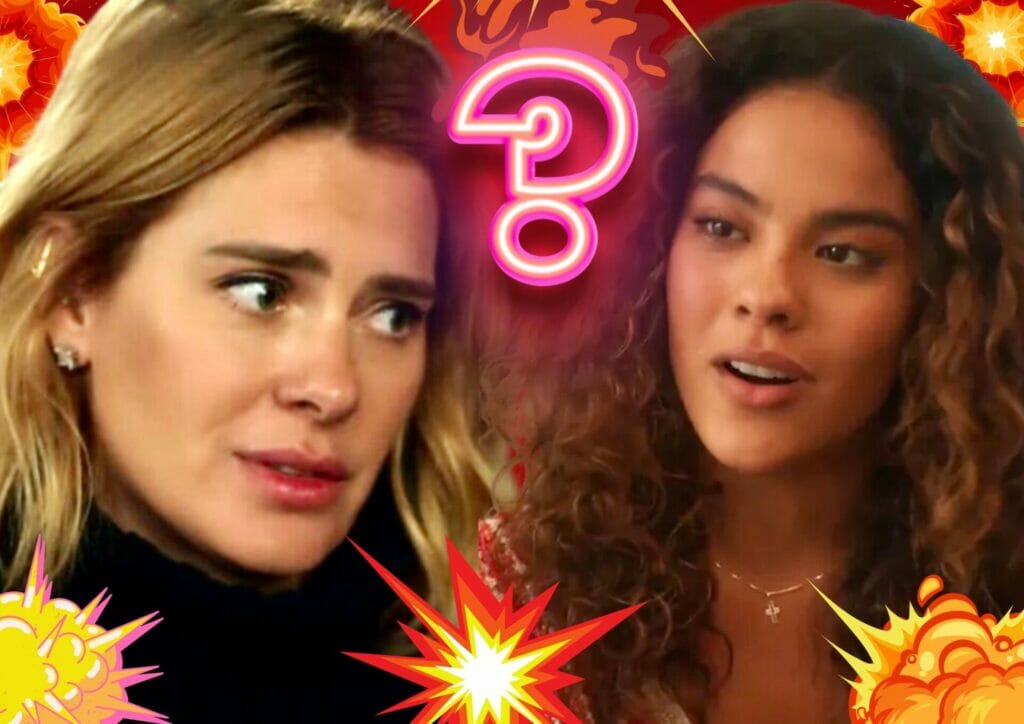 Jenifer (Bella Campos) e Lumiar (Carolina Dieckmann) de Vai na Fé