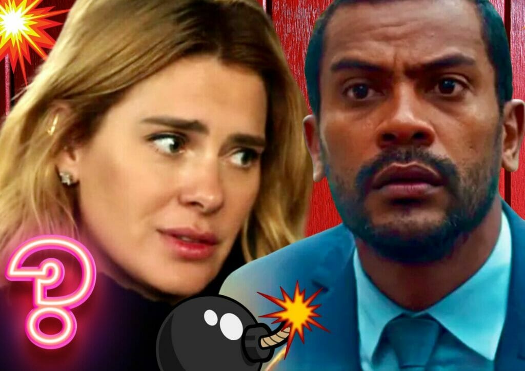 Ben (Samuel de Assis) e Lumiar (Carolina Dieckmann) de Vai na Fé
