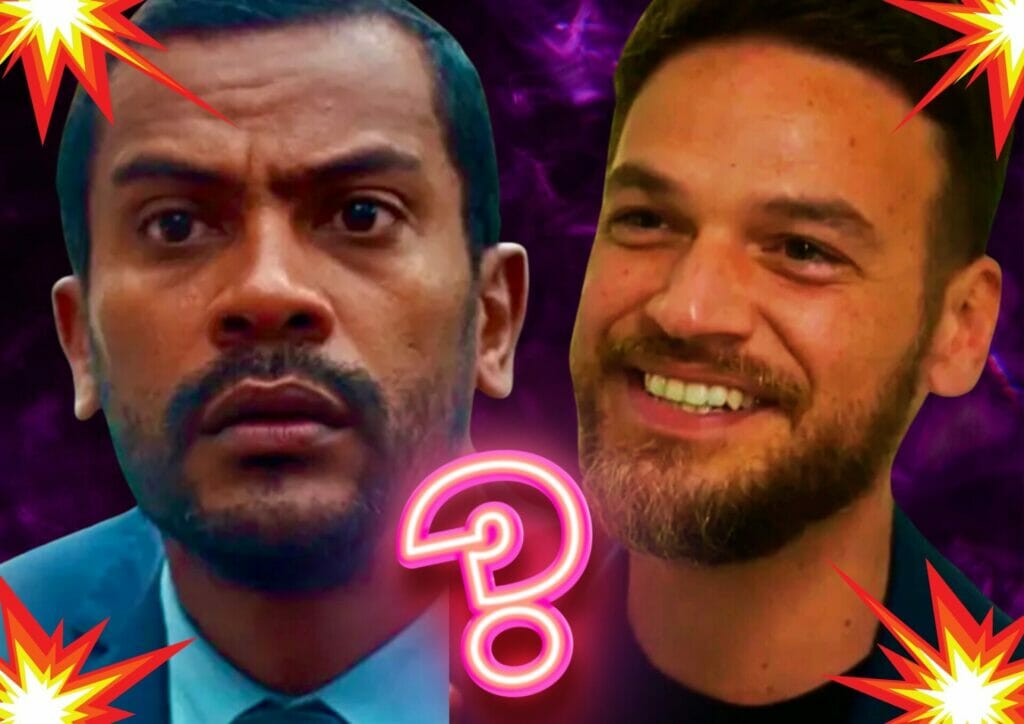 Theo (Emílio Dantas) e Ben (Samuel de Assis) de Vai na Fé
