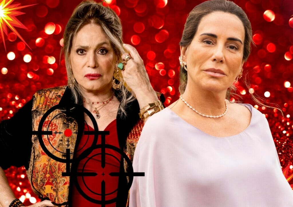 Irene (Gloria Pires) e Cândida (Susana Vieira) em Terra e Paixão