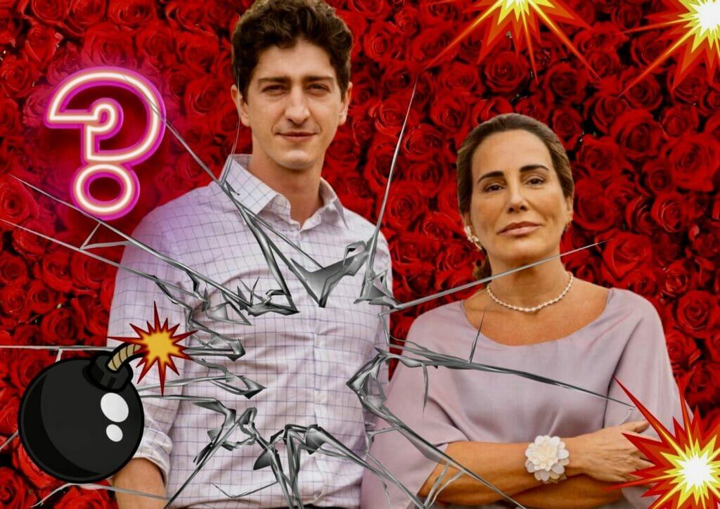 Irene (Gloria Pires) e Daniel (Johnny Massaro) em Terra e Paix&atilde;o