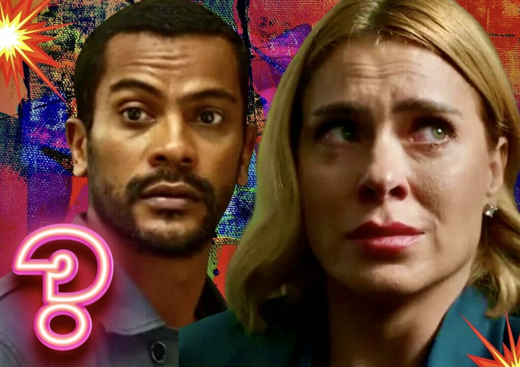 Ben (Samuel de Assis) e Lumiar (Carolina Dieckmann) de Vai na Fé
