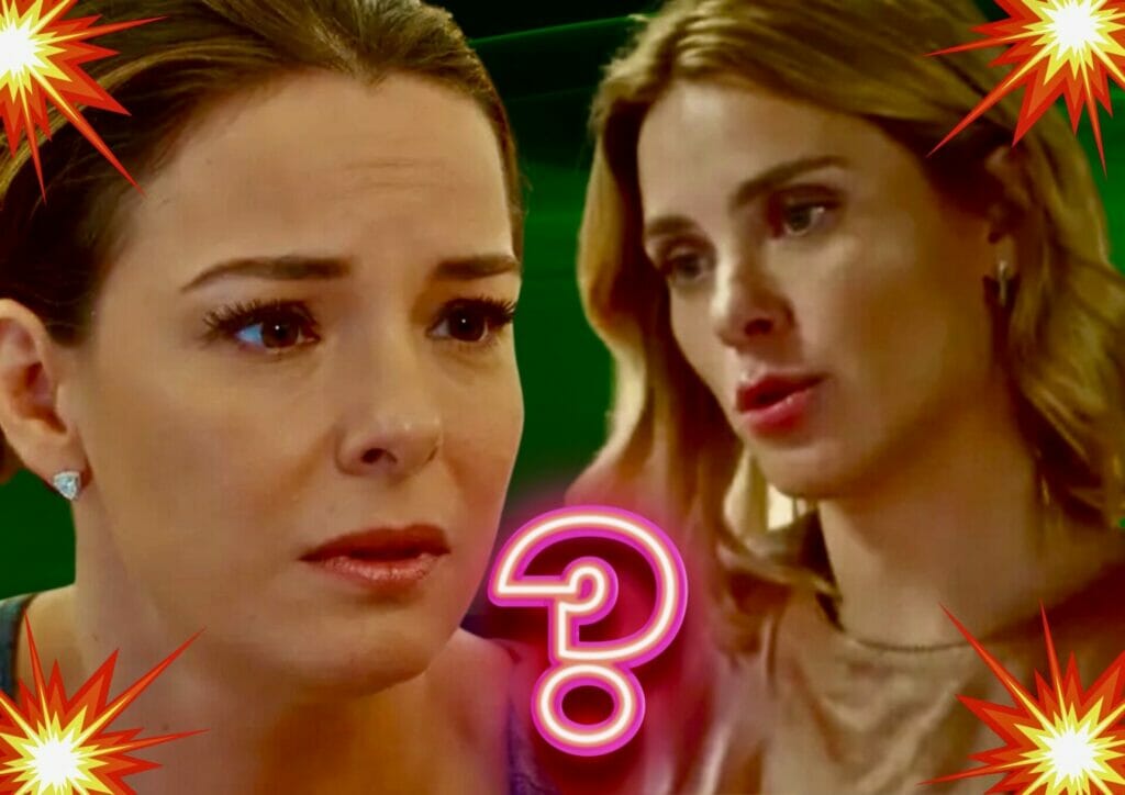 Clara (Regiane Alves) e Lumiar (Carolina Dieckmann) em Vai na Fé