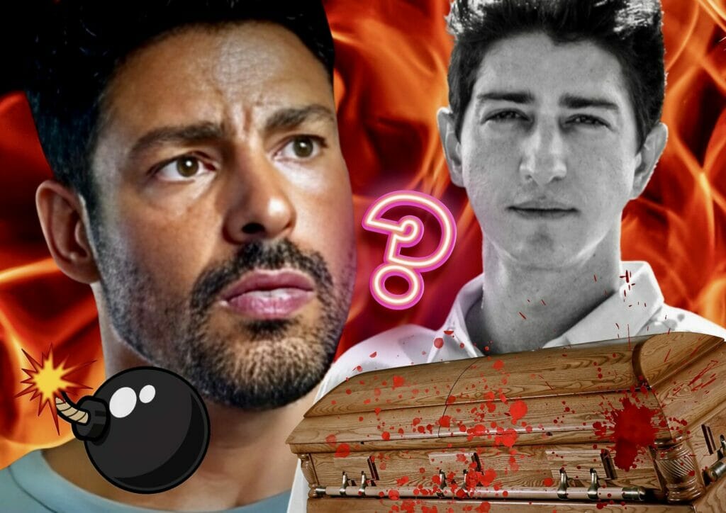 Caio (Cauã Reymond) e Daniel (Johnny Massaro) em Terra e Paixão