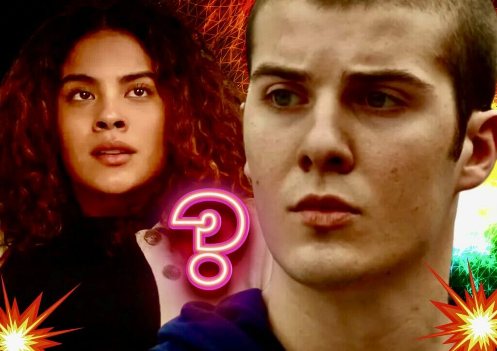 Jenifer (Bella Campos) e Rafa (Caio Manhente) em Vai na F&eacute;