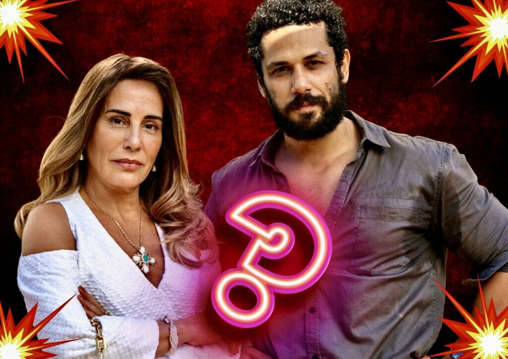 Irene (Gloria Pires) e Ramiro (Amaury Lorenzo) em Terra e Paixão