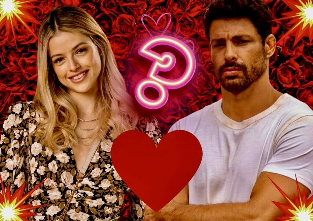 Gra&ccedil;a (Agatha Moreira) e Caio (Cau&atilde; Reymond) de Terra e Paix&atilde;o