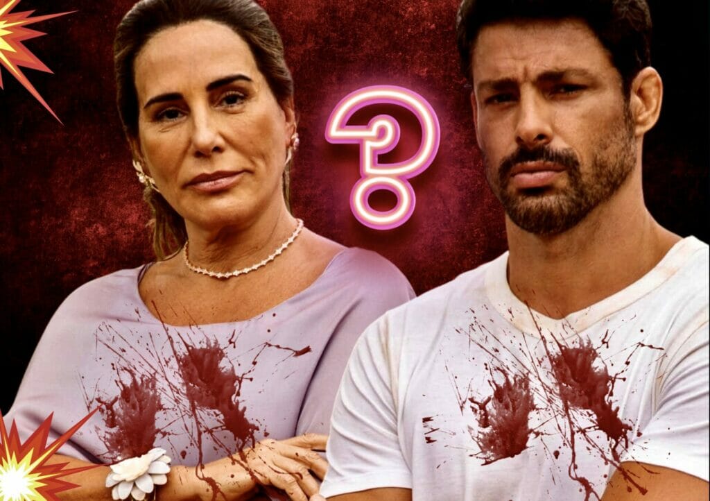 Caio (Cauã Reymond) e Irene (Gloria Pires) em Terra e Paixão