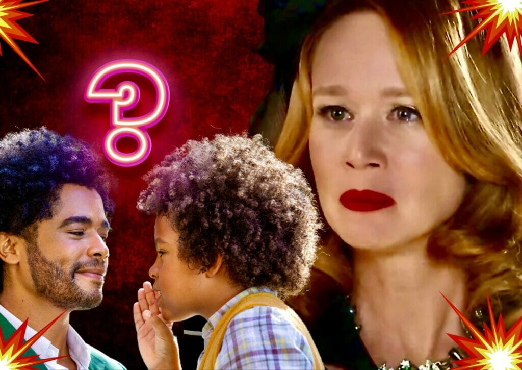 Orlando (Diogo Almeida), Gilda (Mariana Ximenes) e Marcelino (Levi Asaf) em Amor Perfeito