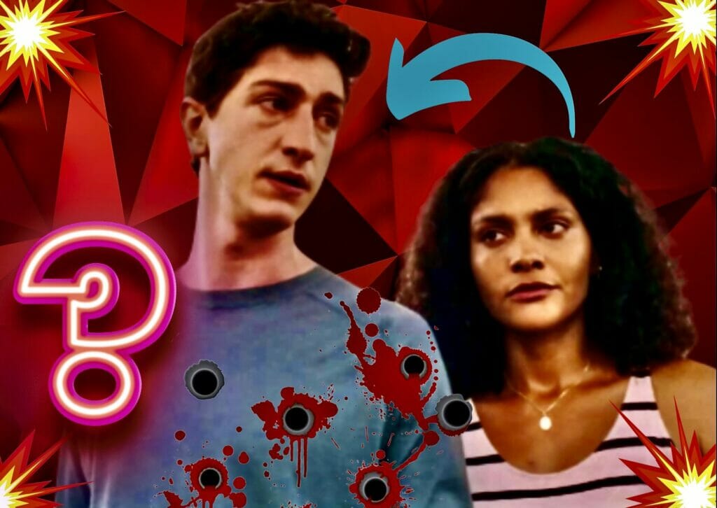 Aline (Barbara Reis) e Daniel (Johnny Massaro) em Terra e Paix&atilde;o