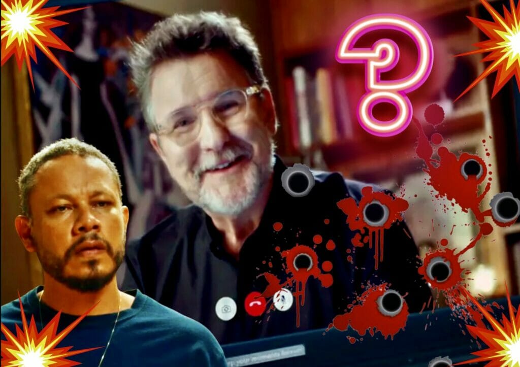 Stuart (Antonio Calloni) e Carlão (Che Moais) em Vai na Fé