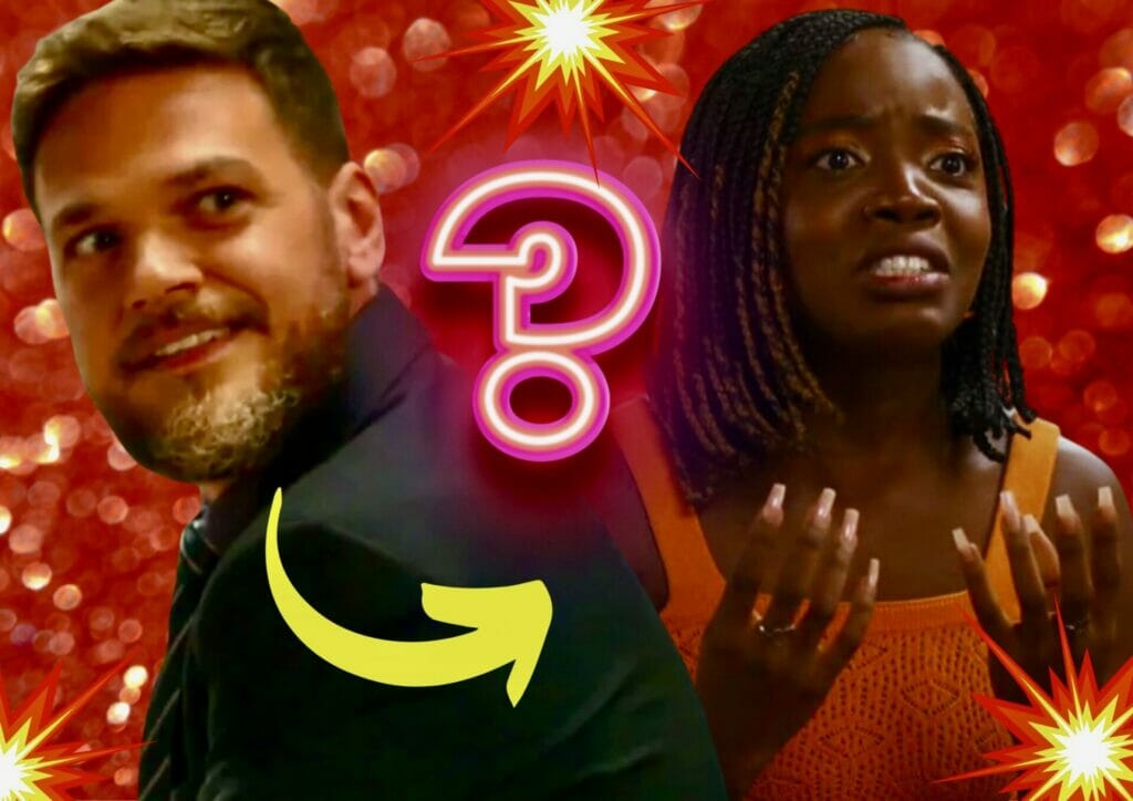 Theo (Em&iacute;lio Dantas) e Kate (Clara Moneke) de Vai na F&eacute;