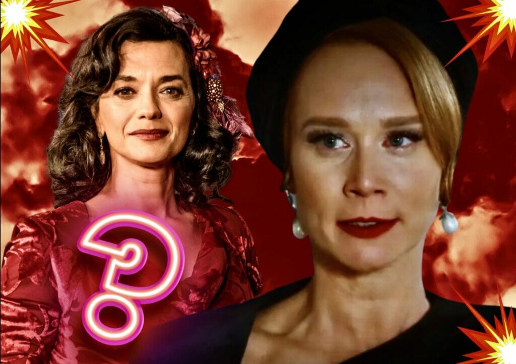 Gilda (Mariana Ximenes) e Verônica (Ana Cecília Costa) em Amor Perfeito