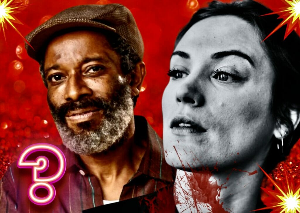 Gentil (Fl&aacute;vio Bauraqui) e Agatha (Bianca Bin) em Terra e Paix&atilde;o