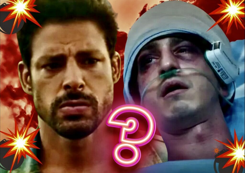 Caio (Cau&atilde; Reymond) e Daniel (Johnny Massaro) em Terra e Paix&atilde;o