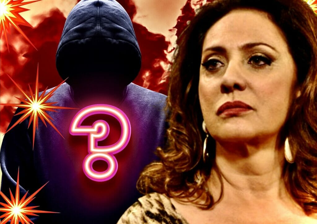 Agatha (Eliane Giardini) em Terra e Paix&atilde;o