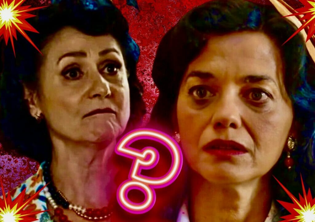 Verônica (Ana Cecília Costa) e Cândida (Zezé Polessa) em Amor Perfeito