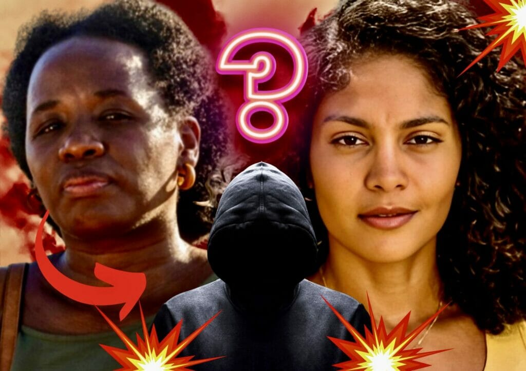 Aline (B&aacute;rbara Reis) e Jussara (Tatiana Tib&uacute;rcio) em Terra e Paix&atilde;o