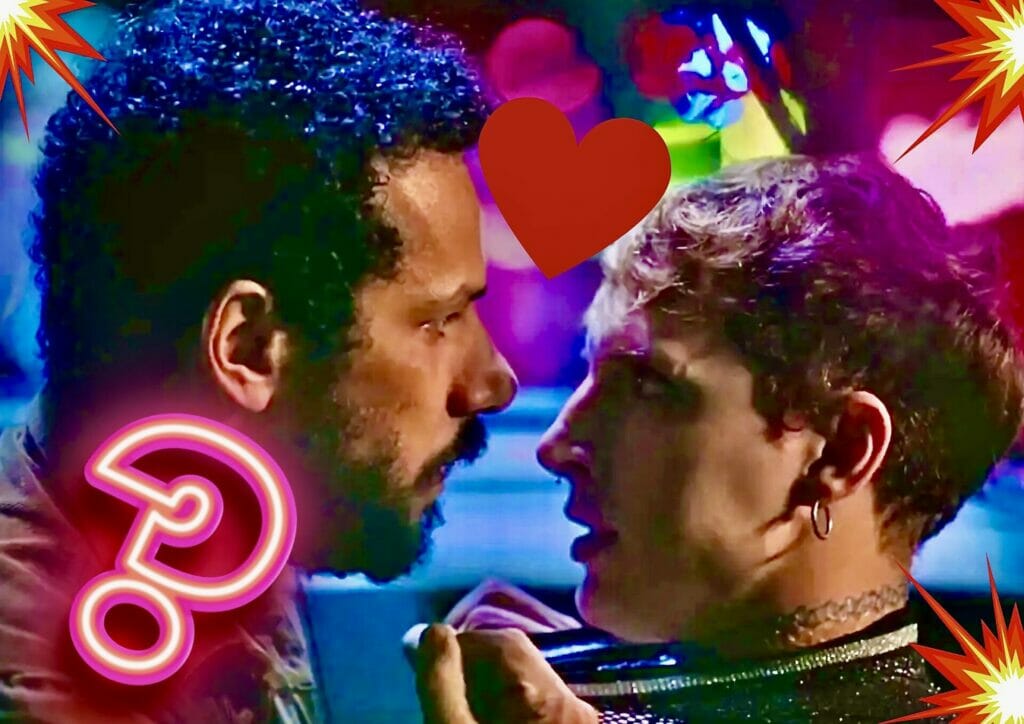 Kelvin (Diego Martins) e Ramiro (Amaury Lorenzo) em Terra e Paixão