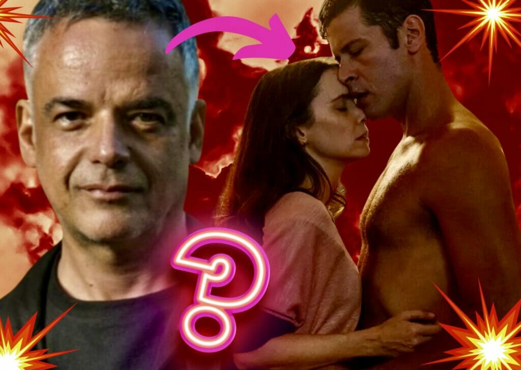 Andrade (&Acirc;ngelo Ant&ocirc;nio), Lucinda (D&eacute;bora Falabella) e Marino (Leandro Lima) em Terra e Paix&atilde;o