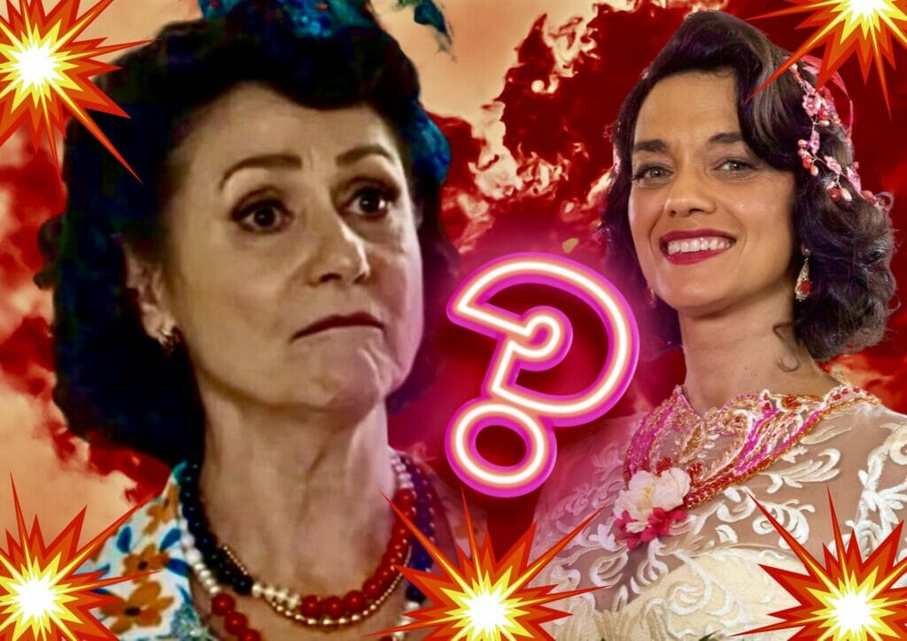 Ver&ocirc;nica (Ana Cec&iacute;lia Costa) e C&acirc;ndida (Zez&eacute; Polessa) em Amor Perfeito