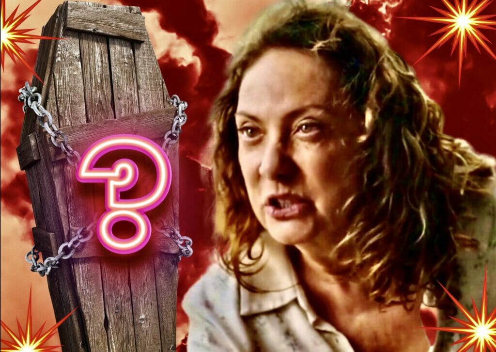 Agatha (Eliane Giardini) em Terra e Paixão