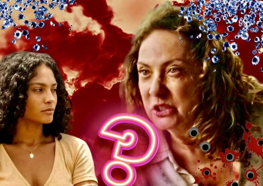 Aline (Barbara Reis) e Agatha (Eliane Giardini) em Terra e Paixão
