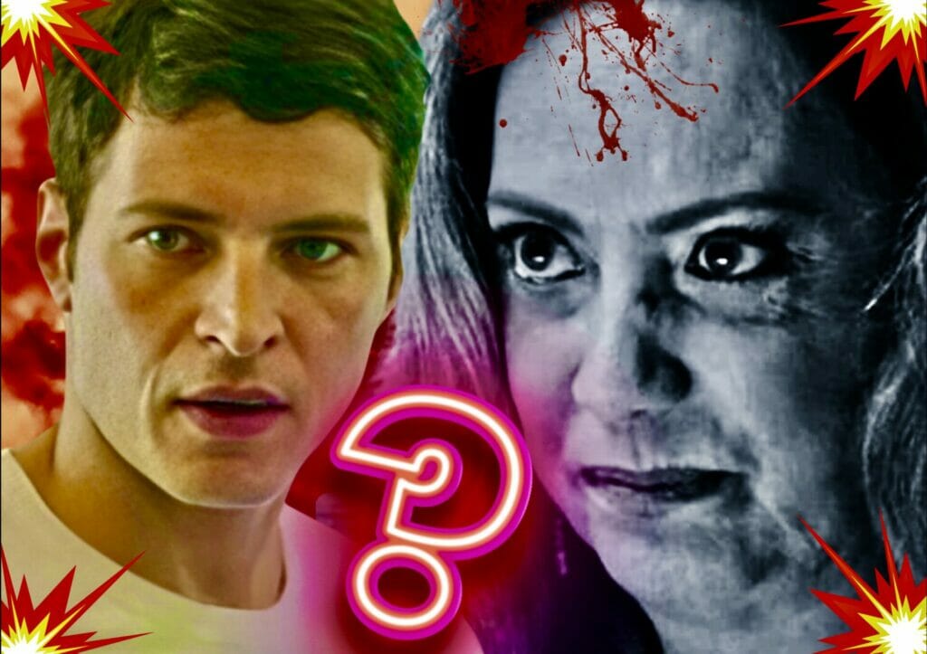 Marino (Leandro Lima) e Agatha (Eliane Giardini) em Terra e Paix&atilde;o