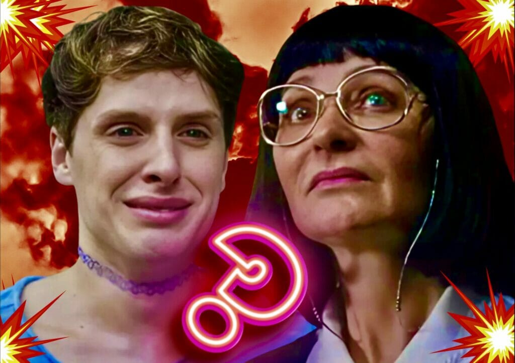 Nice (Alexandra Richter) e Kelvin (Diego Martins) em Terra e Paixão