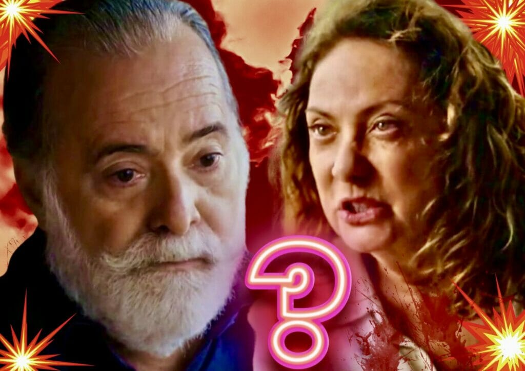 Antônio (Tony Ramos) e Agatha (Eliane Giardini) de Terra e Paixão