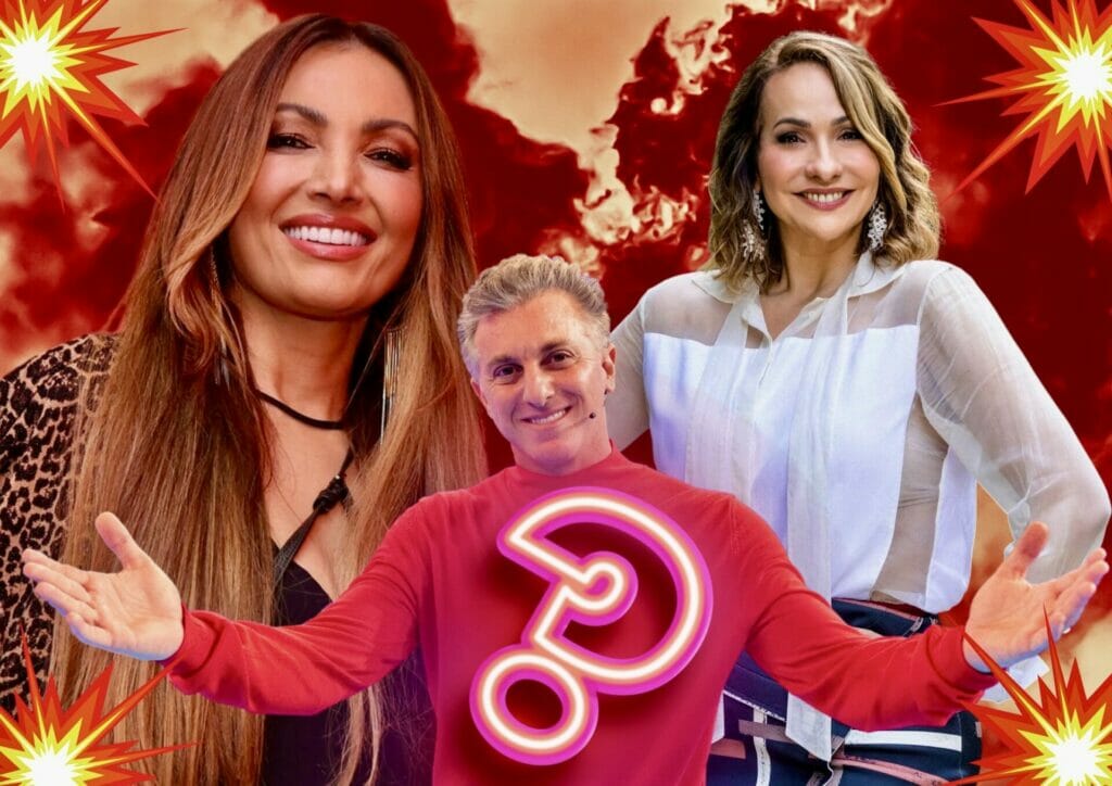 Maria Beltrão, Patrícia Poeta e Luciano Huck