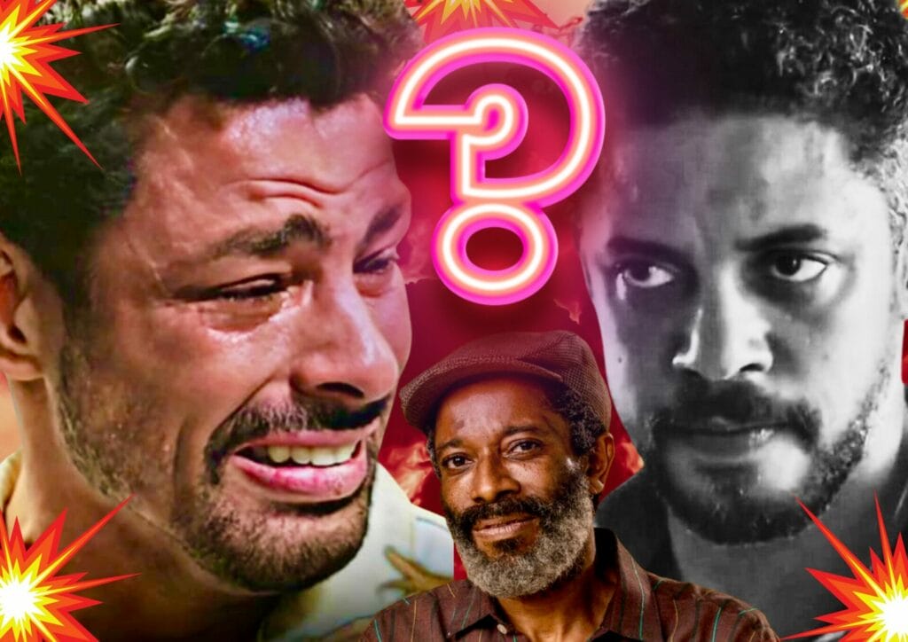 Caio (Cau&atilde; Reymond), Gentil (Fl&aacute;vio Buraqui) e Jonatas (Paulo Lessa) em Terra e Paix&atilde;o