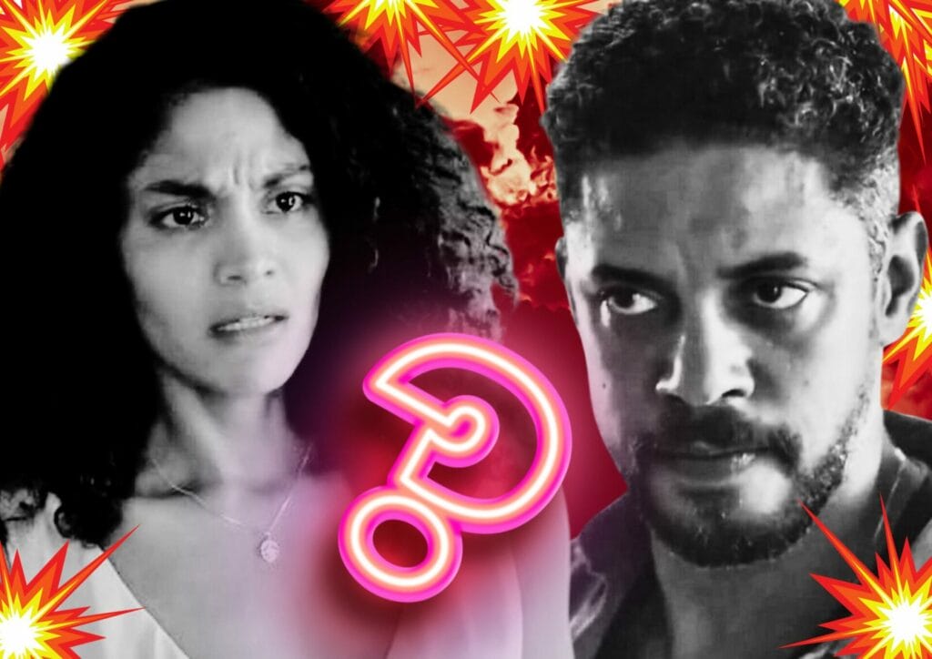 Aline (Barbara Reis) e Jonatas (Paulo Lessa) em Terra e Paixão