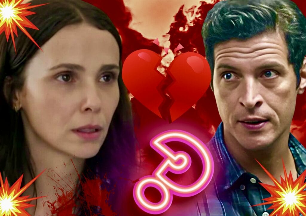 Lucinda (Débora Falabella) e Marino (Leandro Lima) em Terra e Paixão