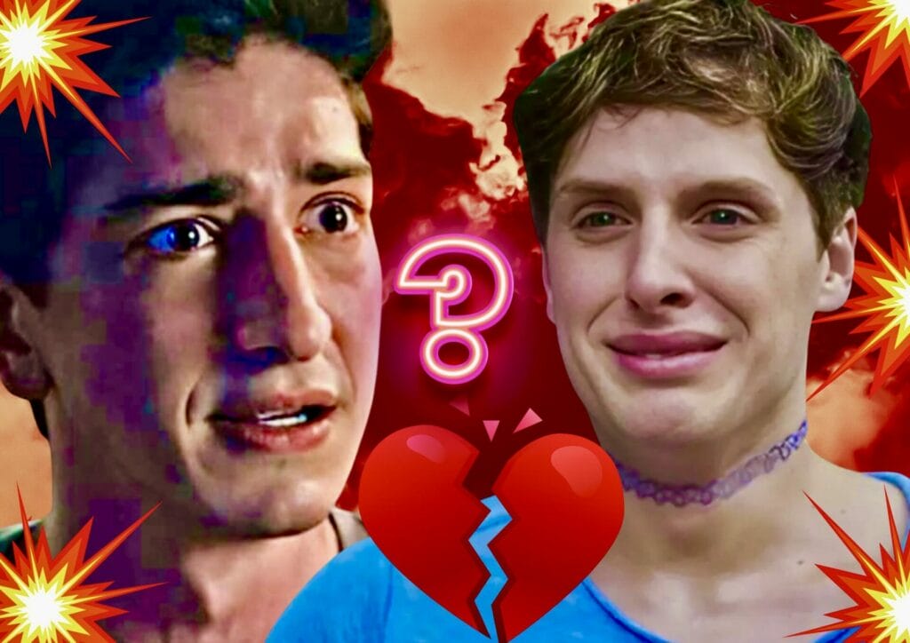 Kelvin (Diego Martins) e Daniel (Johnny Massaro) em Terra e Paix&atilde;o