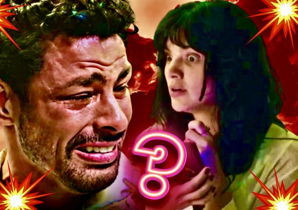 Petra (Débora Ozório) e Caio (Cauã Reymond) em Terra e Paixão