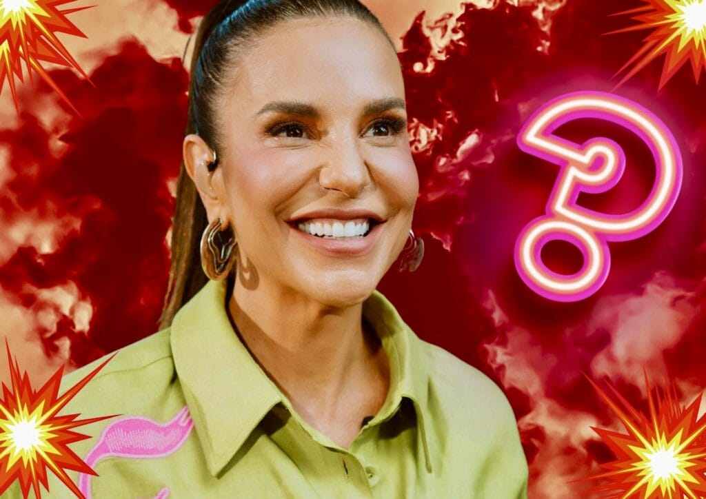 Ivete Sangalo nos bastidores do The Masked Singer Brasil