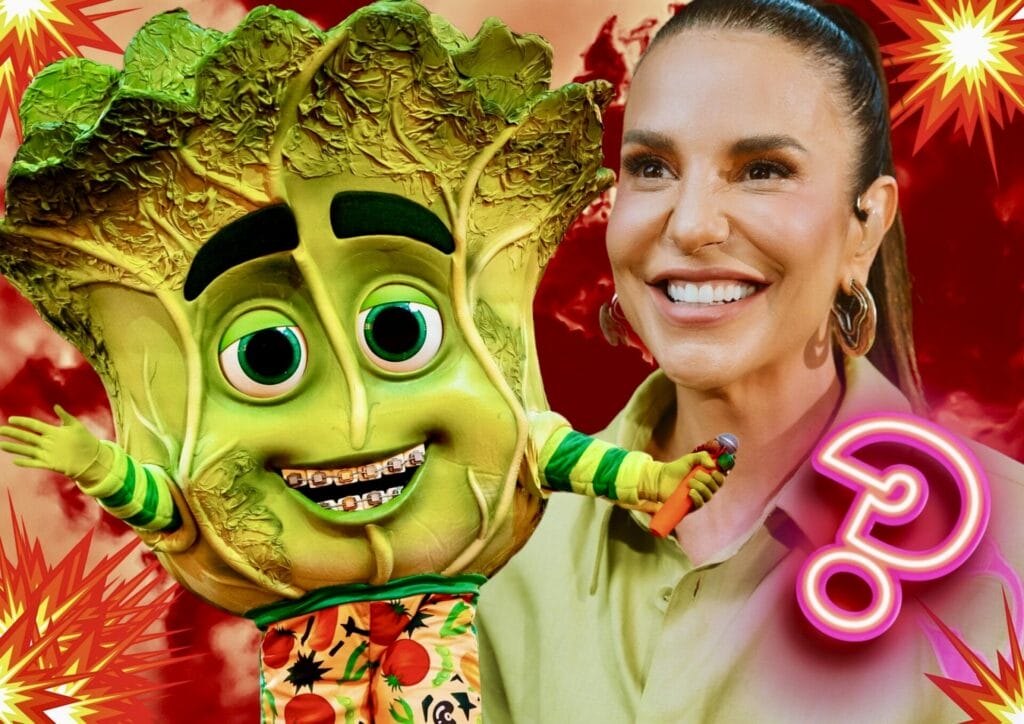 Ivete Sangalo nos bastidores do The Masked Singer Brasil
